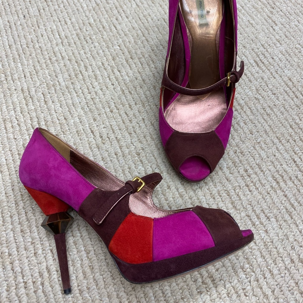Color Block Miu Miu Pump - image 1